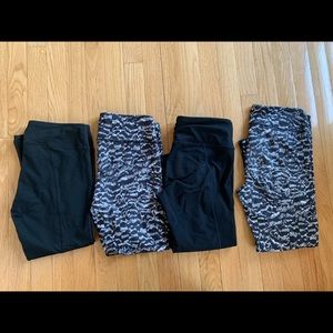Lot of 4 fabletics leggings